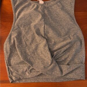 90 Degree By Reflex Heather Gray Top